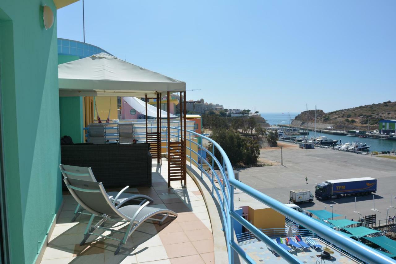 Penthouse Marina Apartment Albufeira Bagian luar foto